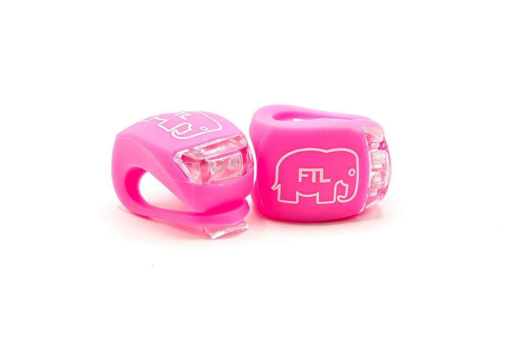 FTL LED Bike Lights. 2 pack PINK