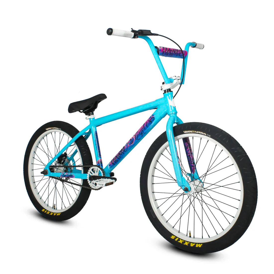 THRONE GOON 24" COMPLETE BIKE FINE LINES POWDER BLUE w/DISC BRAKES