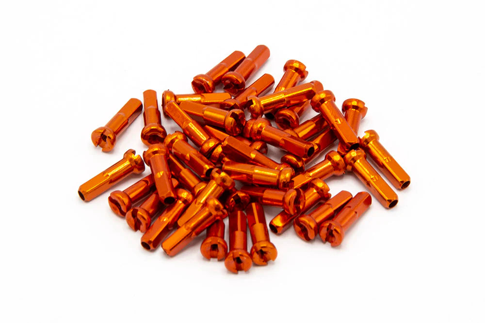 MERRITT 40 pack 14G ALLOY NIPPLE ORANGE