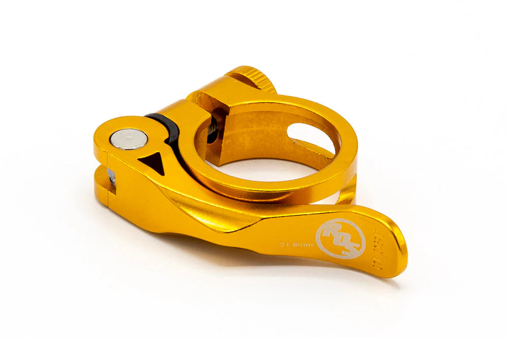 RIDE OUT SUPPLY ROS ADJUSTABLE SEAT CLAMP GOLD 31.8